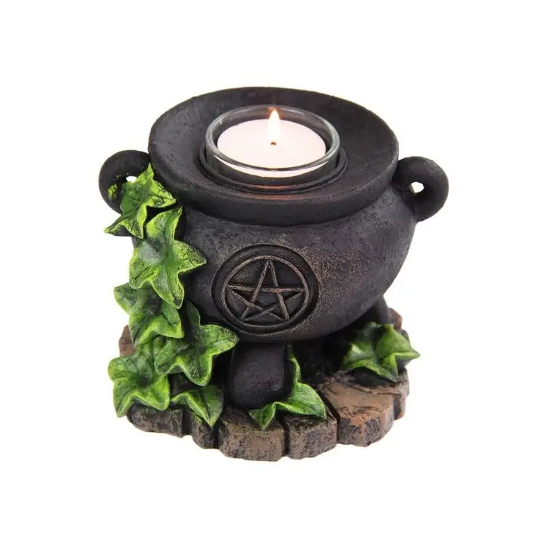 Tealight Candle Holder - Witches Cauldron