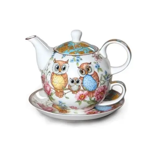 Owls Fine Bone China - Tea For One