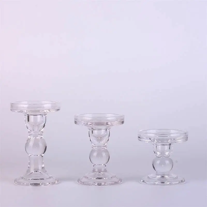 Glass Candle Holder Large