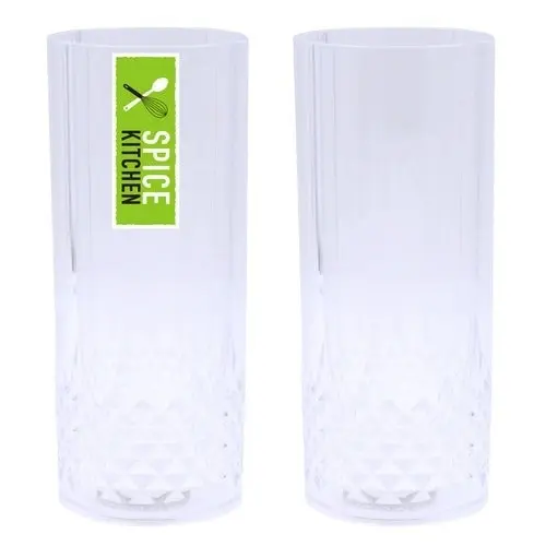 Acrylic Plastic Reusable Tall Drinking Glass