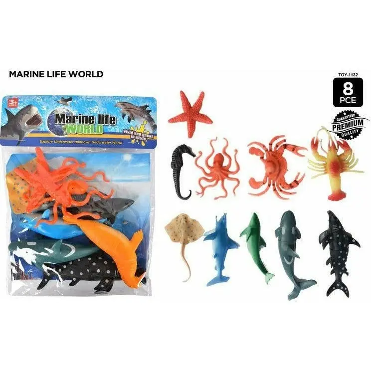 Marine Ocean Life World Animal Set