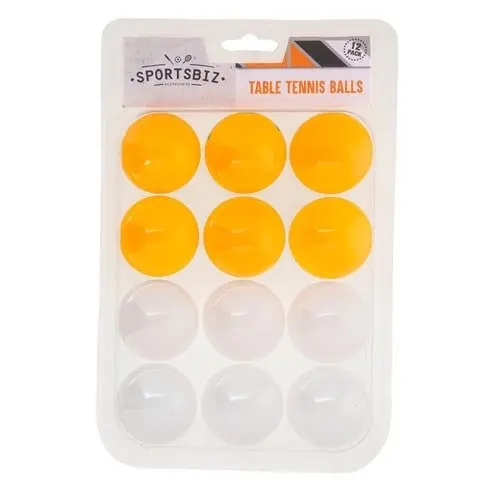 Table Tennis Balls - Orange & White