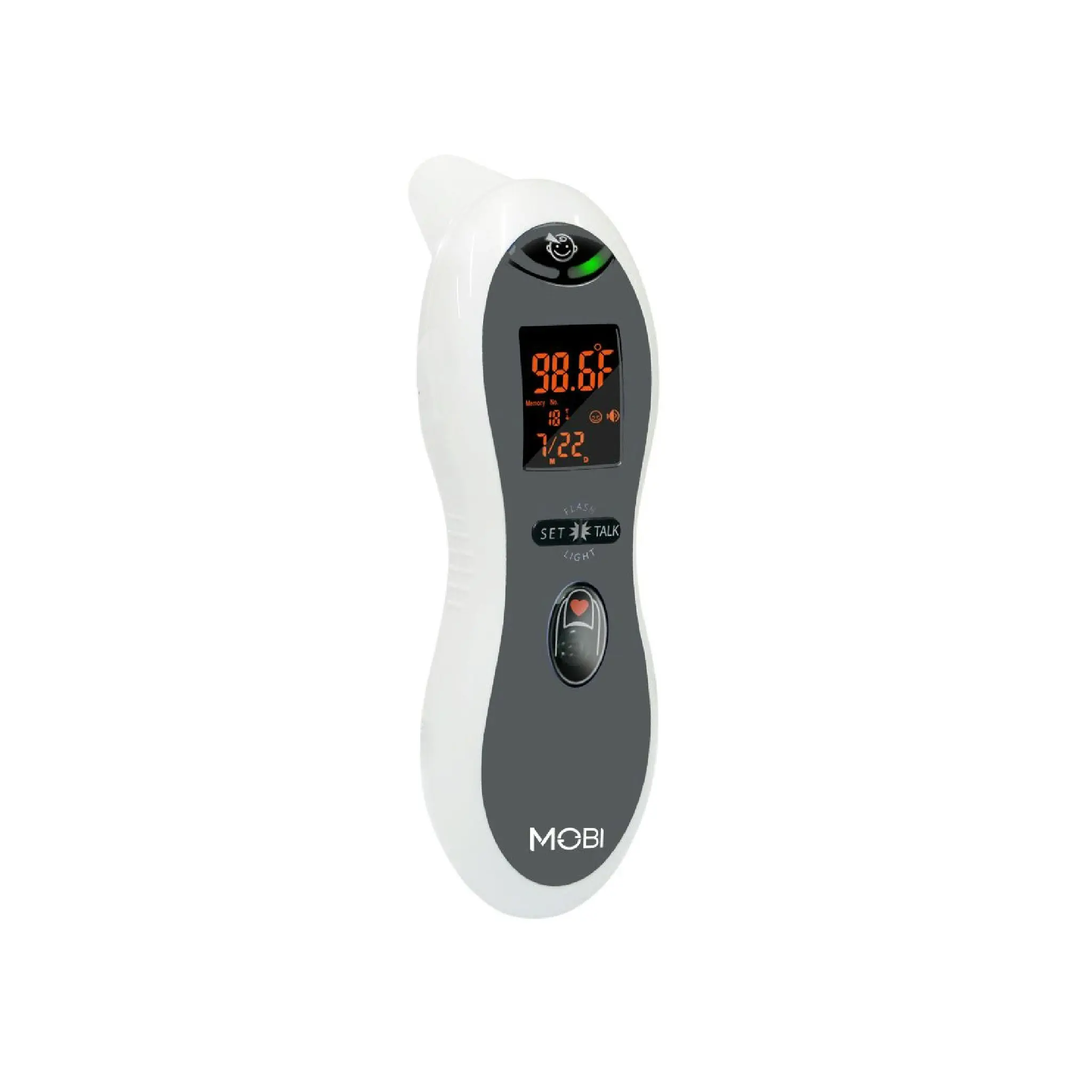 Mobi 2-in-1 Digital Baby Thermometer and Pulse Reader