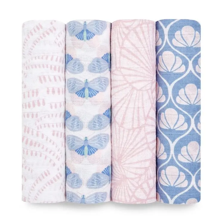 Aden + Anais Deco classic 4pk swaddles