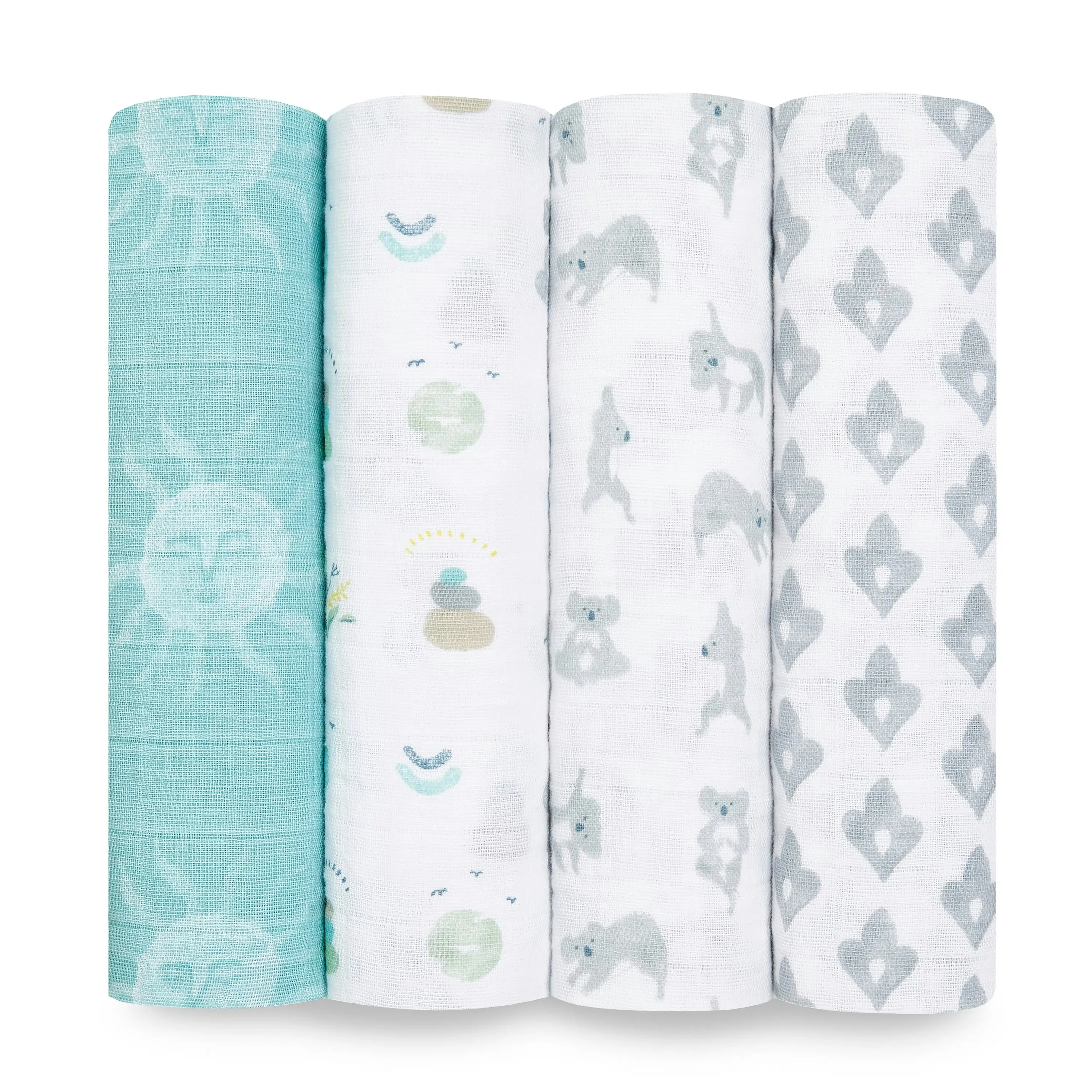 Aden + Anais now + zen classic 4pk swaddles