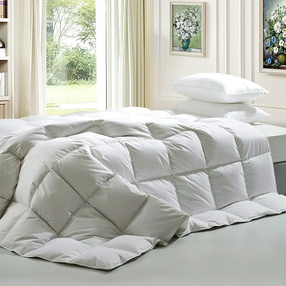 ZUNI Natural Bamboo Quilt 200GSM Duvet Doona Winter Summer Quilt Double