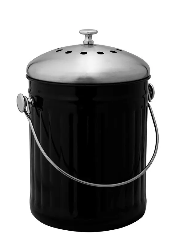 Avanti 5 Litre Compost Bin - Black