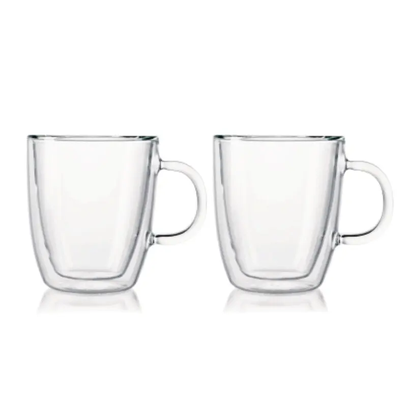 Bodum Bistro Double Wall 300ml Mug 2 Piece Set