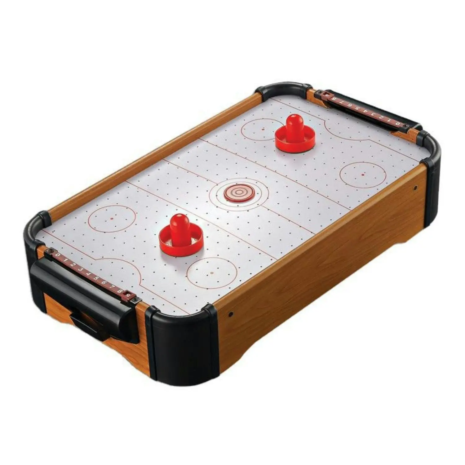 Gominimo Tabletop Air Hockey Game Table Portable And Easy To Store - White