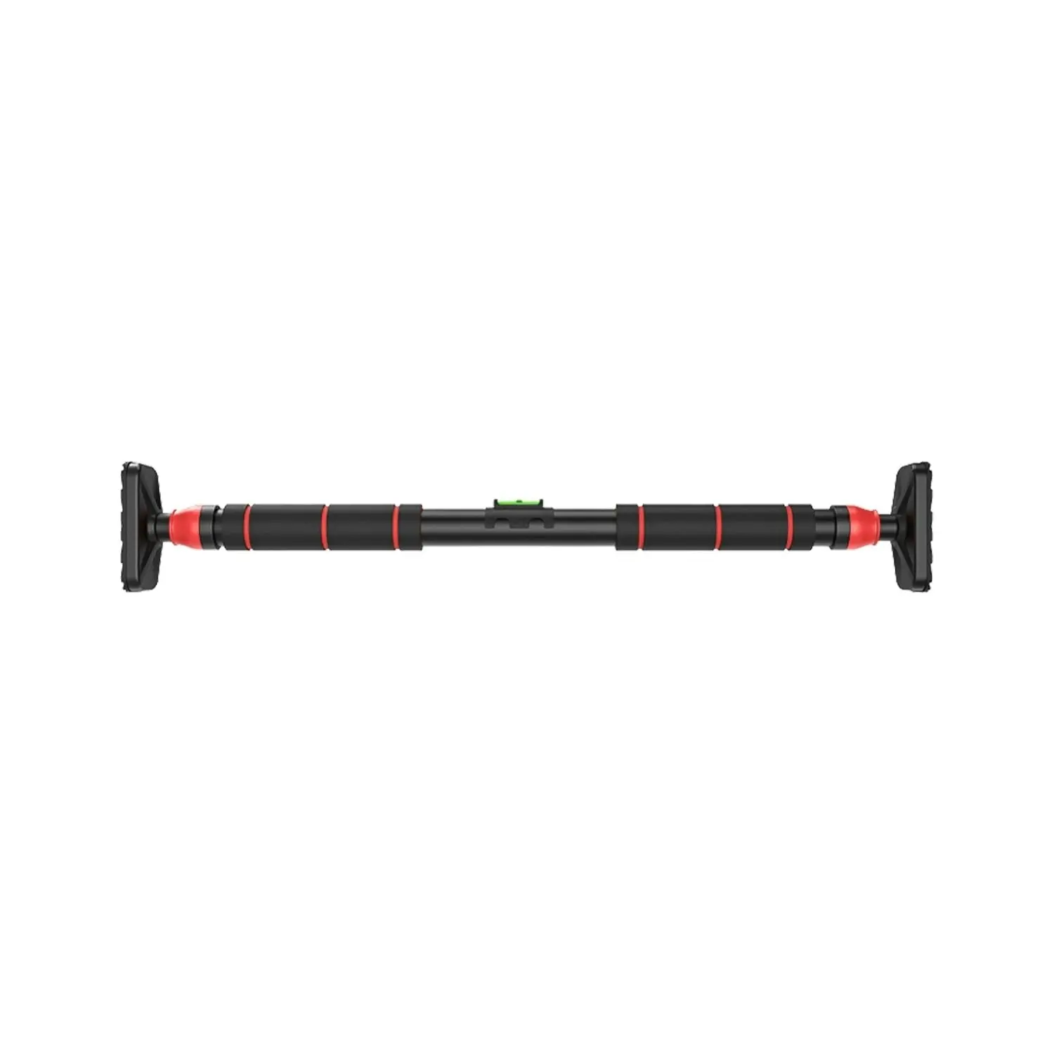 Verpeak 200kg Capacity Home Gym Trainer Horizontal Doorway Pull Up Bar - Black/Red