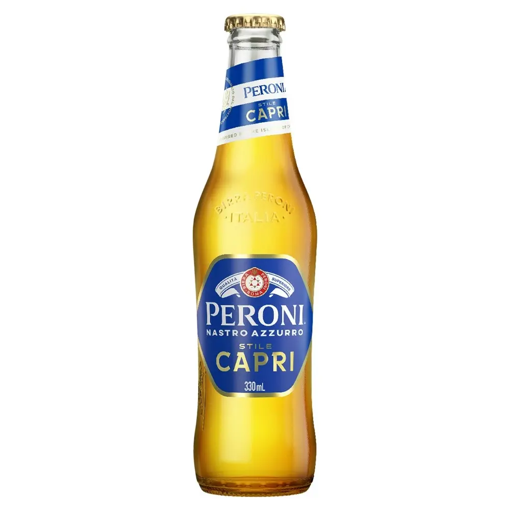 Peroni Nastro Azzurro Capri 4.2% 24 x 330mL Bottles