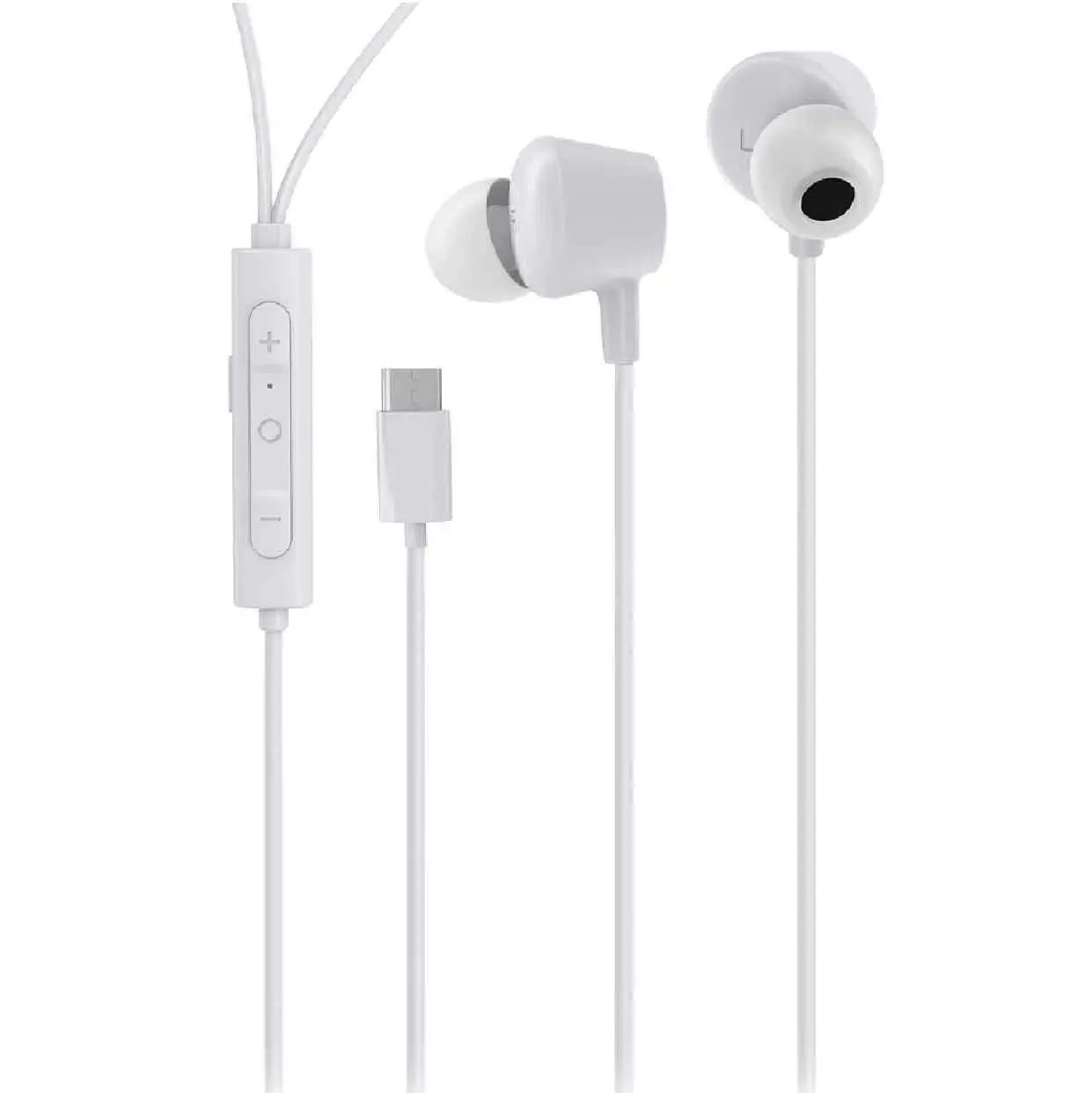 Laser ANC In-Ear Earphones White | USB-C | Noise Cancelling