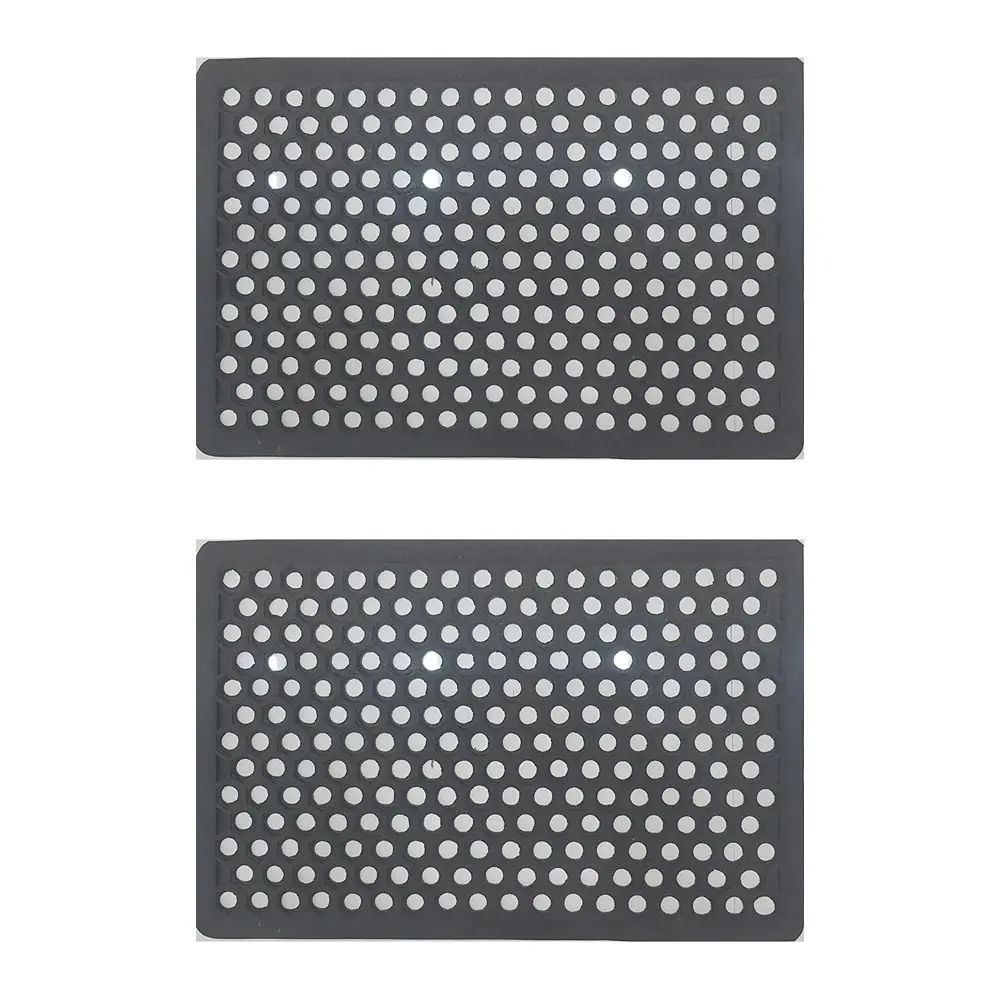 2PK Solemate Rubber Anti Fatigue 40x70cm Stylish Outdoor Front Doormat