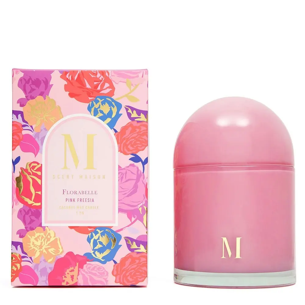 Scent Maison Florabelle 1000g Scented Wax Candle Home Fragrance Pink Freesia