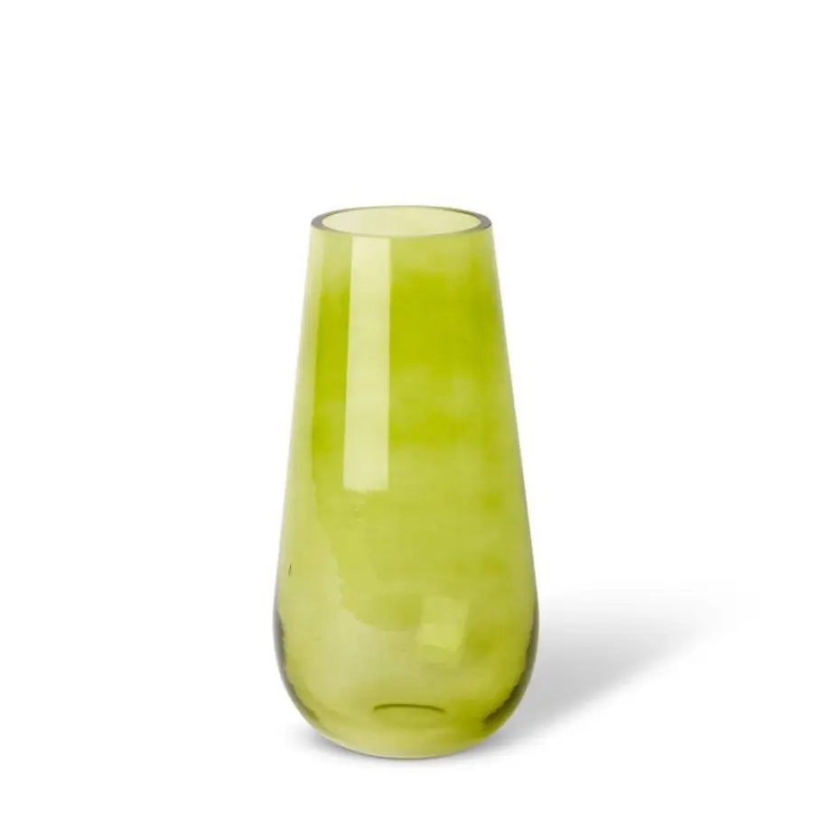 E Style 30cm Glass Sophie Tall Plant/Flower Vase Home Decor Smoky Green