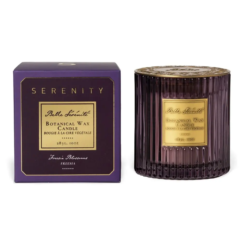 Serenity Belle Serenite 283g Soy Wax Scented Candle Fragrance Freesia Blossoms