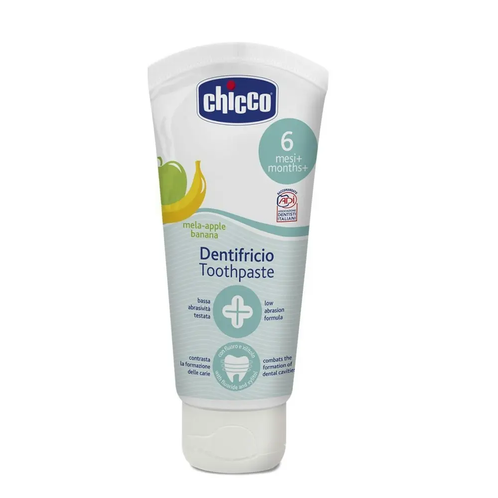 Chicco Nursing 50ml Apple-Banana Toothpaste Baby/Toddler Dental Oral Care 6m+