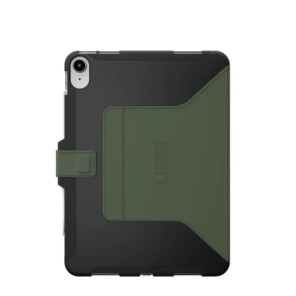 Urban Armour Gear Scout Folio Case Cover For Apple iPad 10.9 Gen 10 Black/Olive