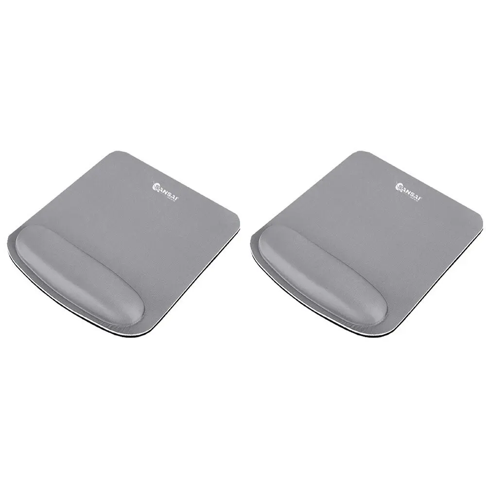 2x Sansai Foam Fusion Wrist Rest Support Computer/Laptop Mouse Pad Assorted