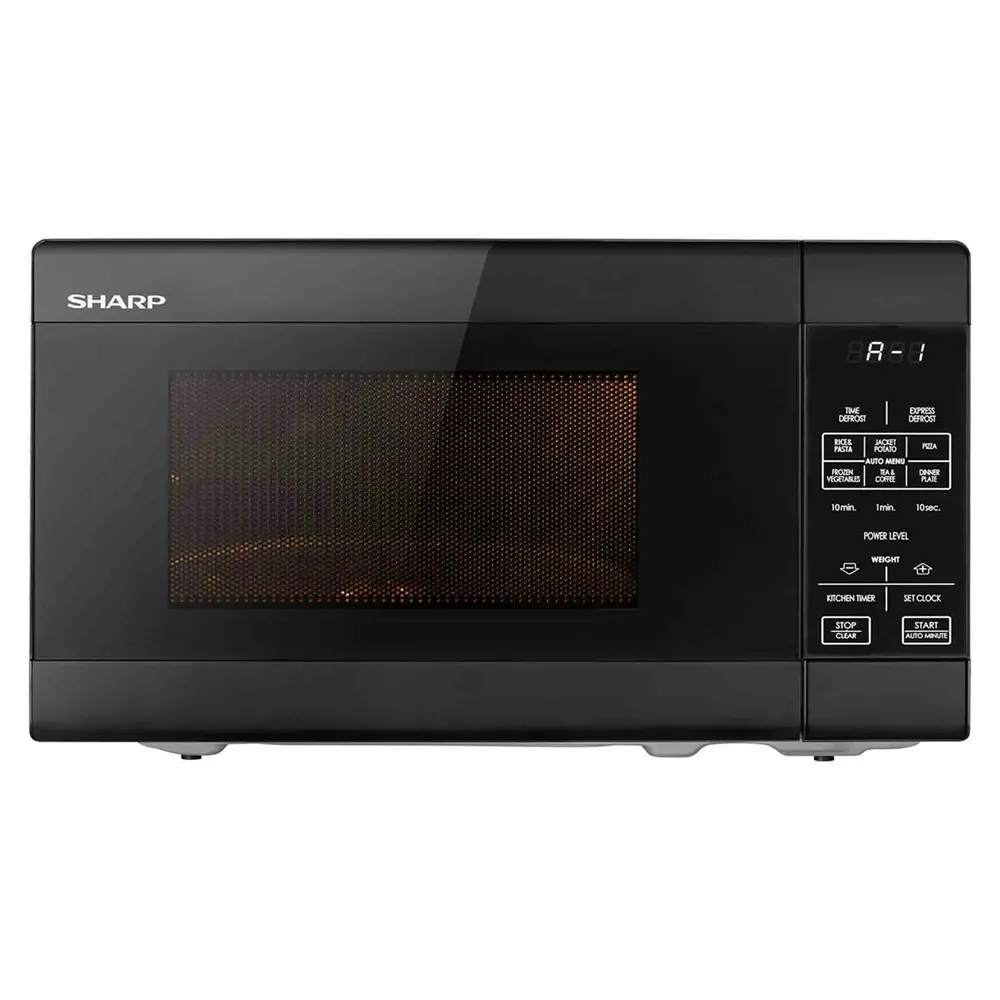 Sharp R211DB 20L Microwave Oven 750W Kitchen/Food Cooking/Re Heating/Defrost BLK