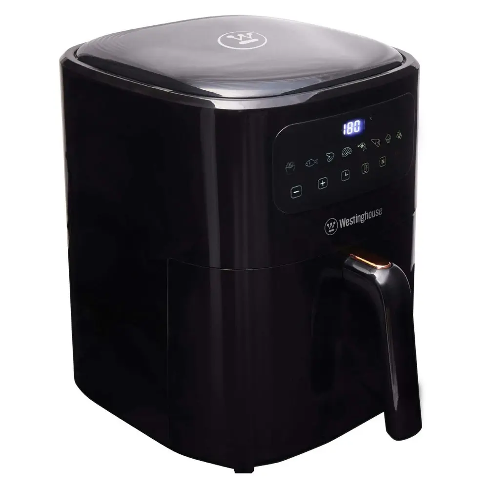 Westinghouse 1800W/200°C Digital Air Fryer Benchtop Kitchen Oven  Black 6L