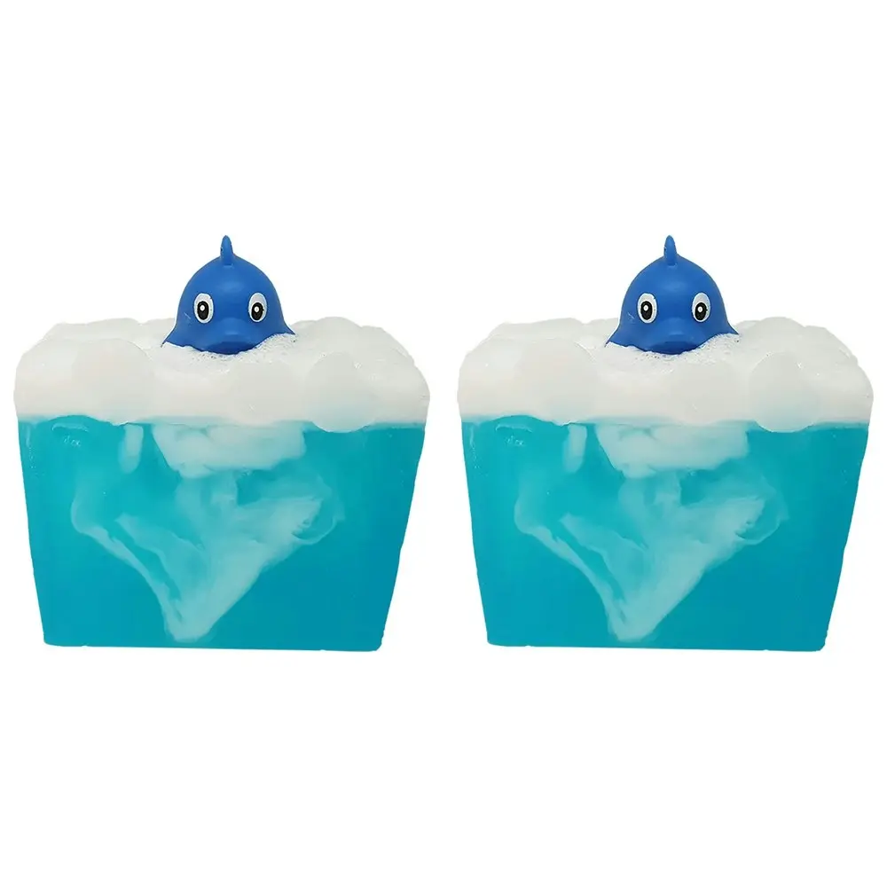 2PK Bomb Cosmetics Wave Rider Scented Bath Soap Slice Bar w/ Toy Body Fragrance