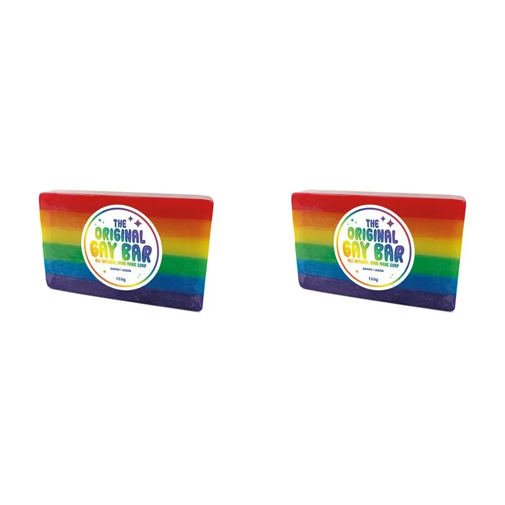 2PK Gamago The Original Gay Bar Soap Hand/Body/Face Bath Shower Wash LGBTQ Pride