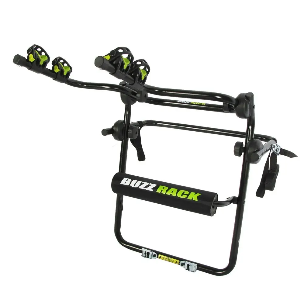 Buzzrack Beetle 4x4 Trunk Mount 2-Bike Dual Arm Rack Bicycle Rear Carrier BLK