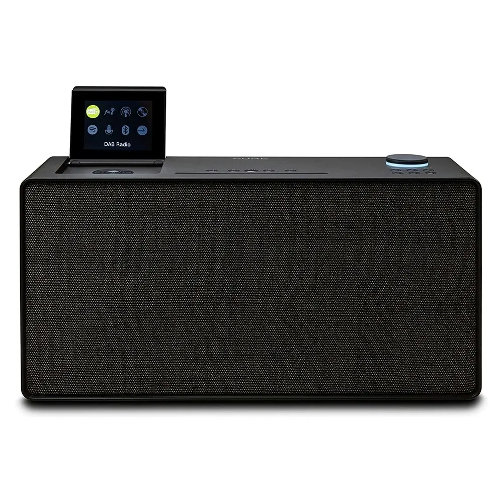 Pure Evoke Home 36.8cm Music System DAB+/FM Radio Sound Bluetooth Cotton Black