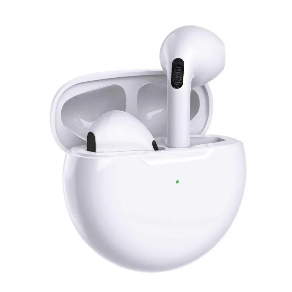 Laser TWS Wireless Bluetooth Earbuds In-Ear Earphones w/ Charging Case White