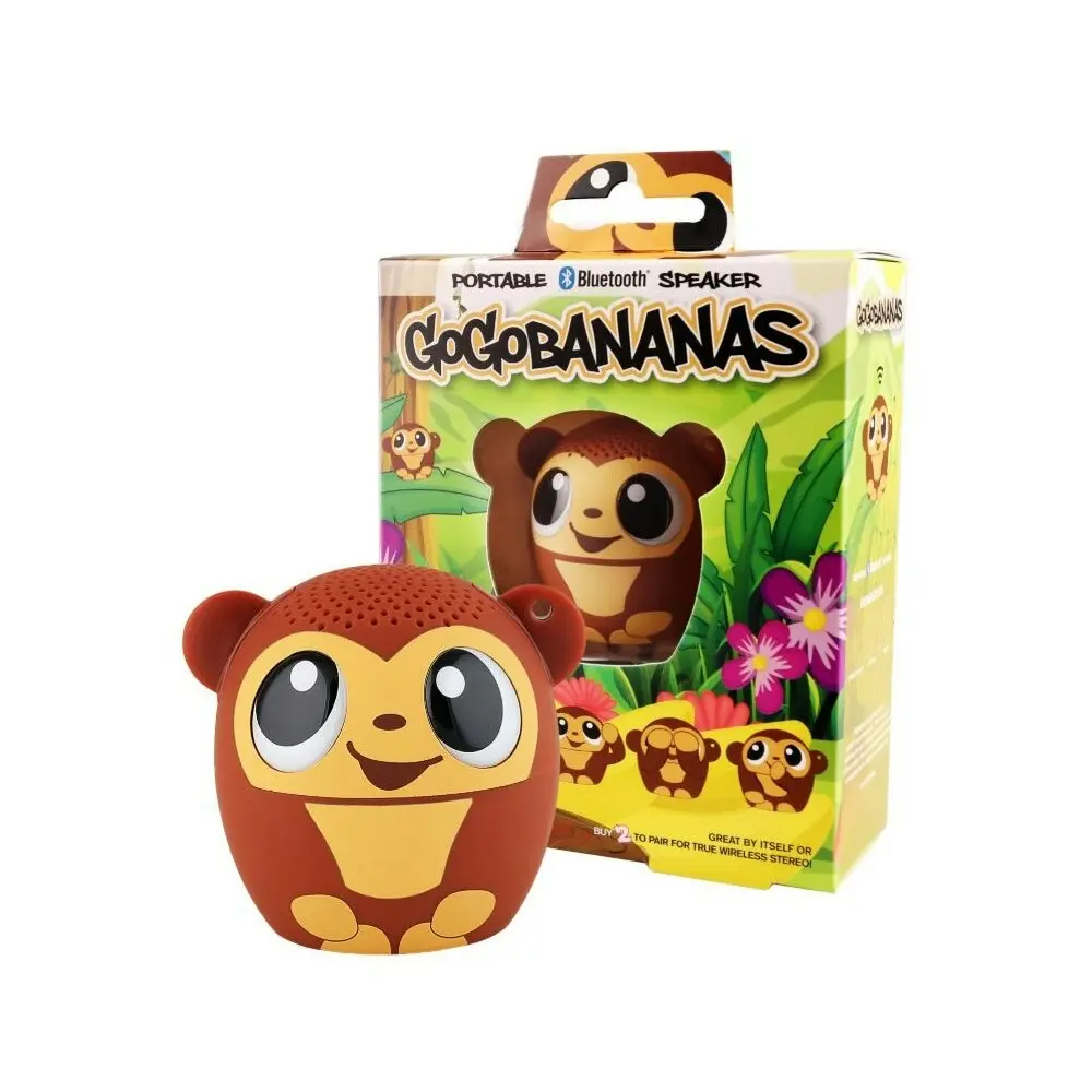 You Monkey My Audio Pet Bluetooth Portable Wireless Speaker Monkey Gogobananas