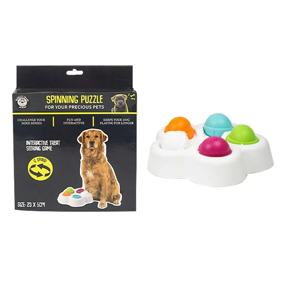 Dudley's World Of Pets Spinning Puzzle Treat Game Interactive Pet Toy