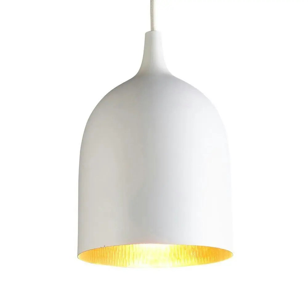 Belle Lumi-R Brass Ceiling Pendant Light 27cm Hanging Lamp Decor White/Copper