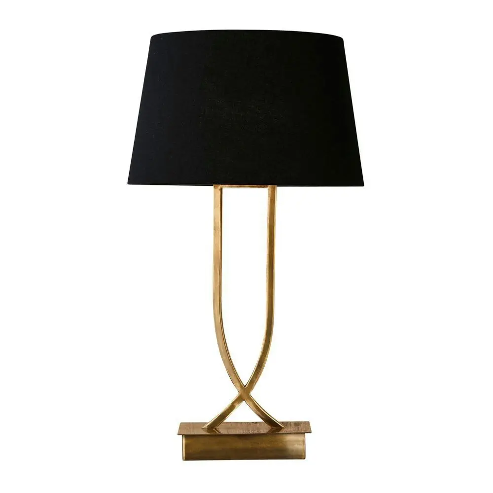 Belle Southern Cross Table Lamp w/ Base 60cm Bedside Night Light Antique Brass