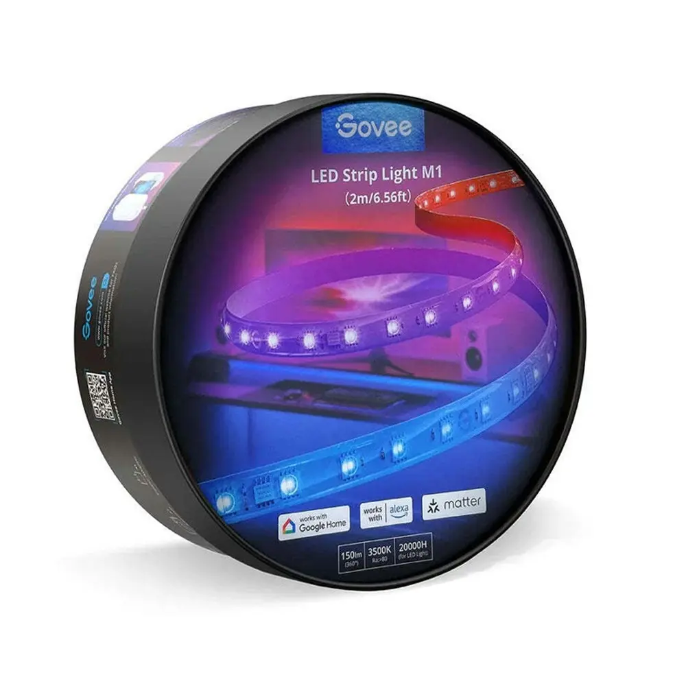 Clever Gear Govee RGBIC Smart LED Light Strip M1 For Matter/Alexa/Google 2M