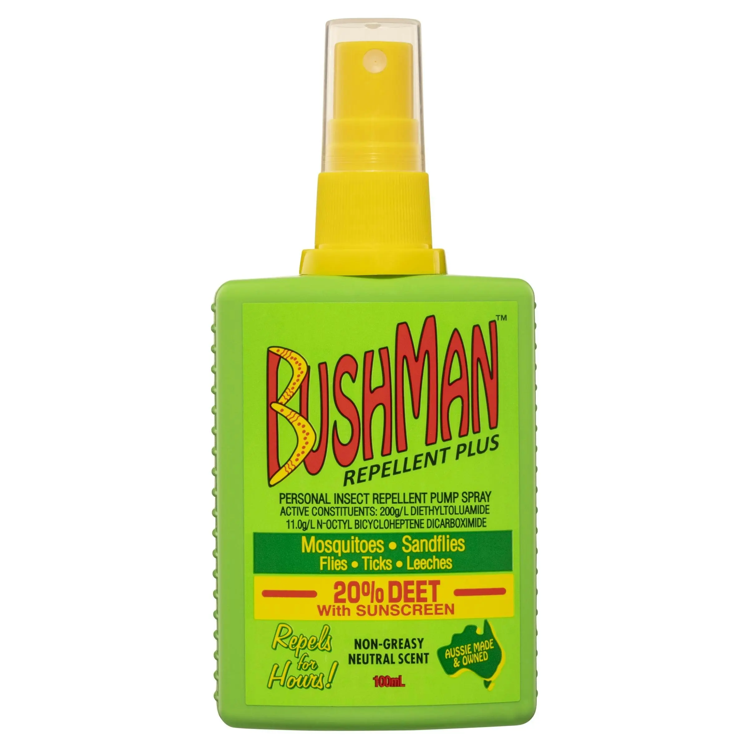 Bushman Plus Insect Repellant Pump Spray 100mL