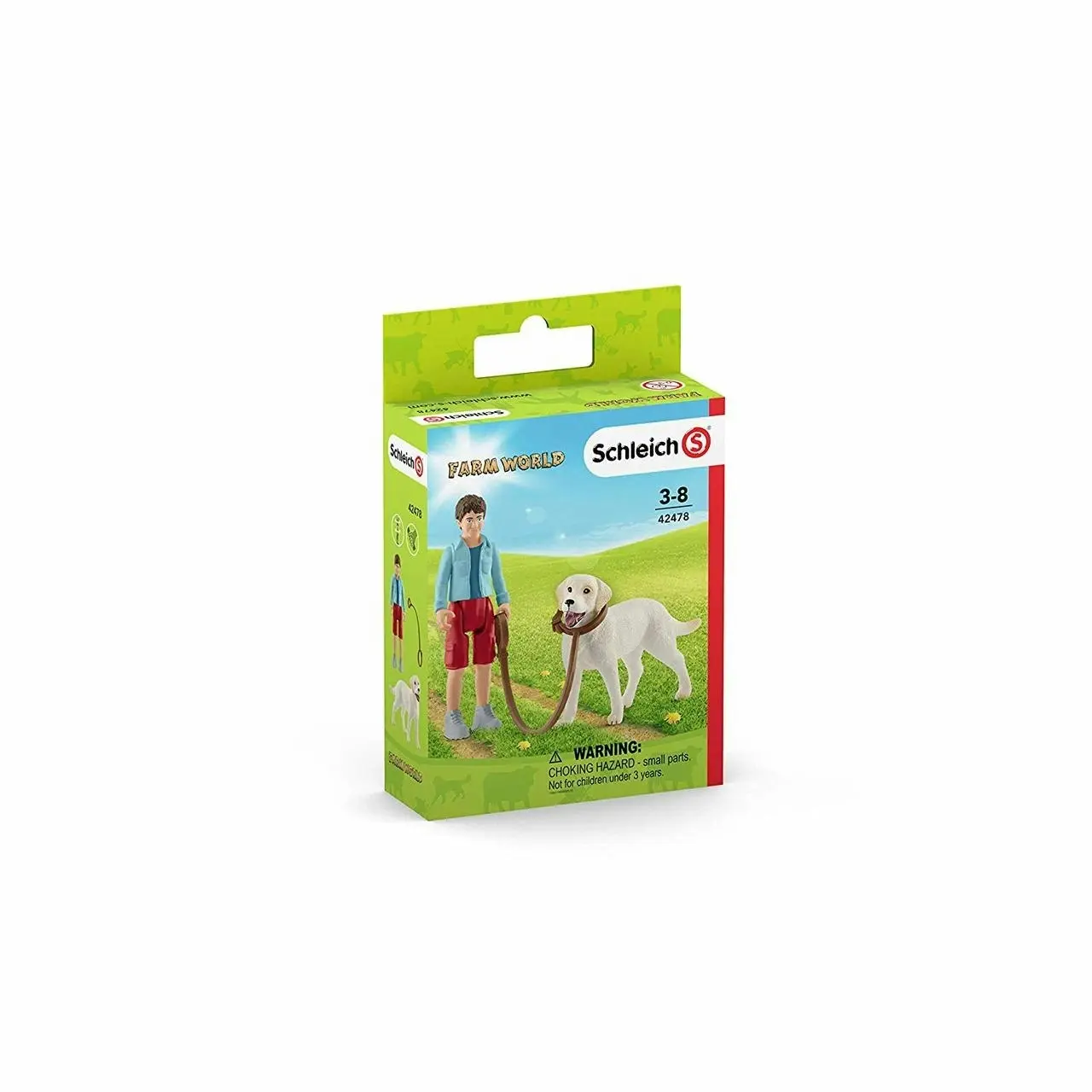 Schleich-Walking with Labrador Retriever | SC42478