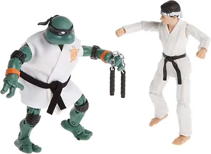 TMNT VS Cobra Kai 2-Pack 6" Figure Mikey Vs Danny Larusso