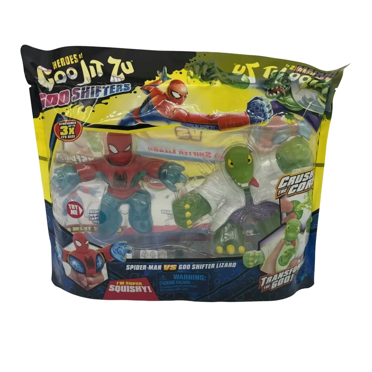 Heroes Of Goo Jit Zu Marvel Goo Shifters Spider-Man VS Goo Shifter Lizard