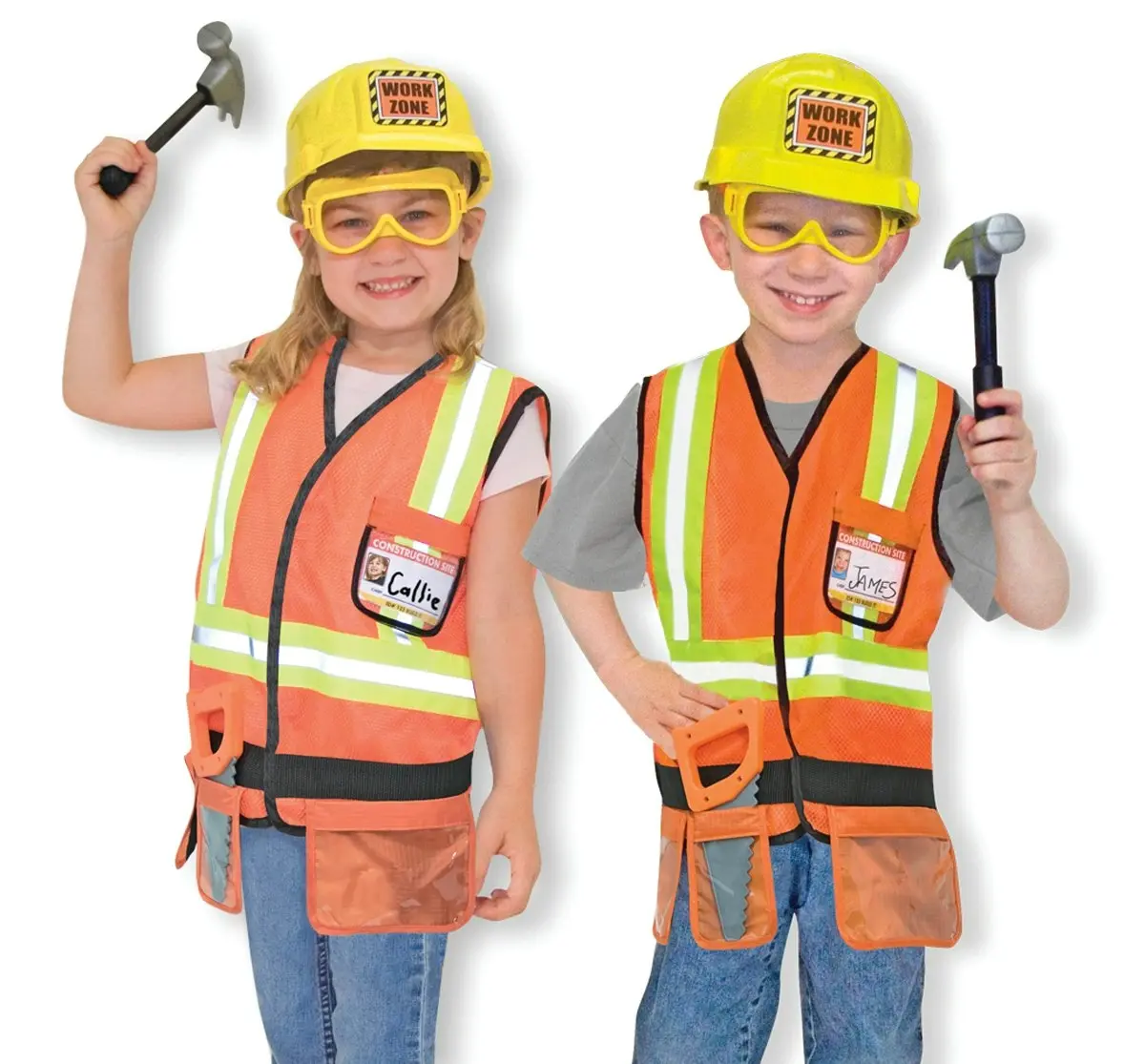 Melissa and Doug Construction Worker Costume Set