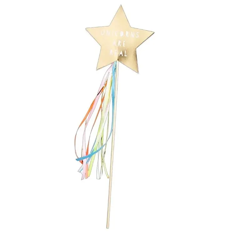 Rainbow Unicorn Star Wand