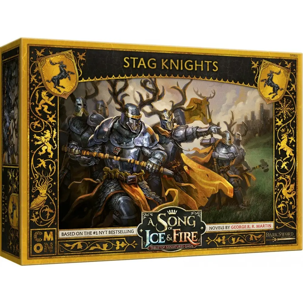 CMON A Song Of Ice & Fire Tabletop Miniatures Game Figure Stag Knights 14y+