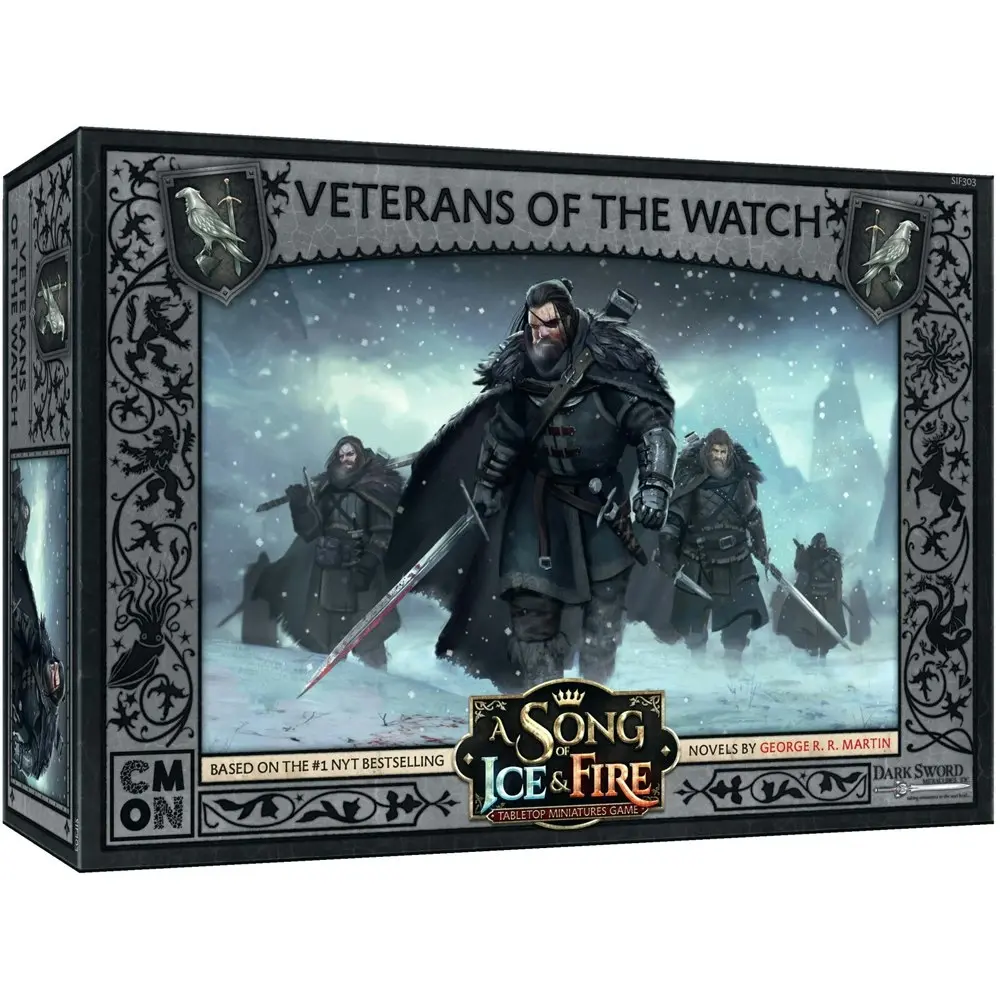 CMON A Song Of Ice & Fire Miniatures Game Figure Veterans Of The Watch 14y+