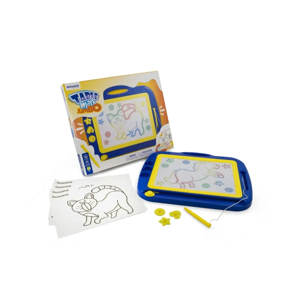 Miniland Jumbo 44cm Tablemark Colour Drawing Doodle Board Kids/Children 3y+