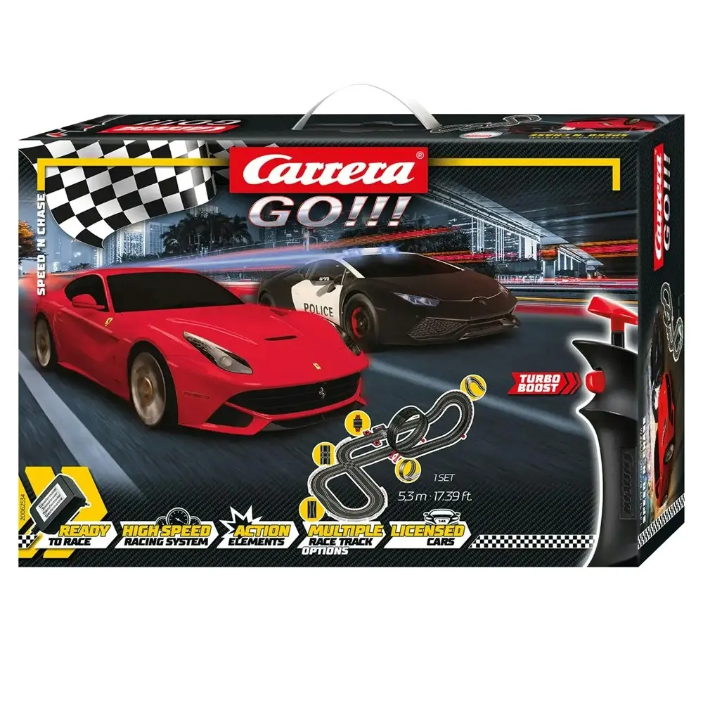 Carrera GO!!! Speed 'n' Chase High Speed Slot Racing Set 6y+ - 5.3 metre Track