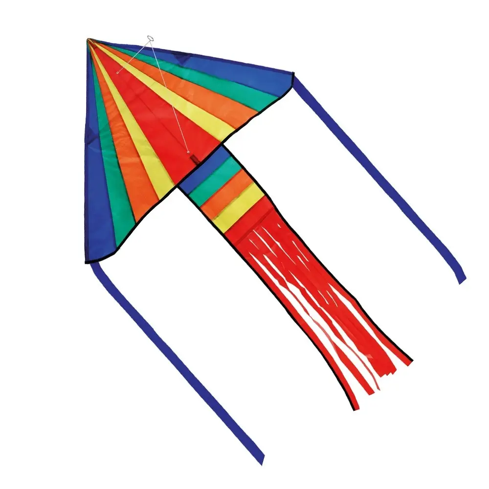 Regent 151x100cm Single Line Rainbow Delta Kite Kids/Children Outdoor Sports 6y+