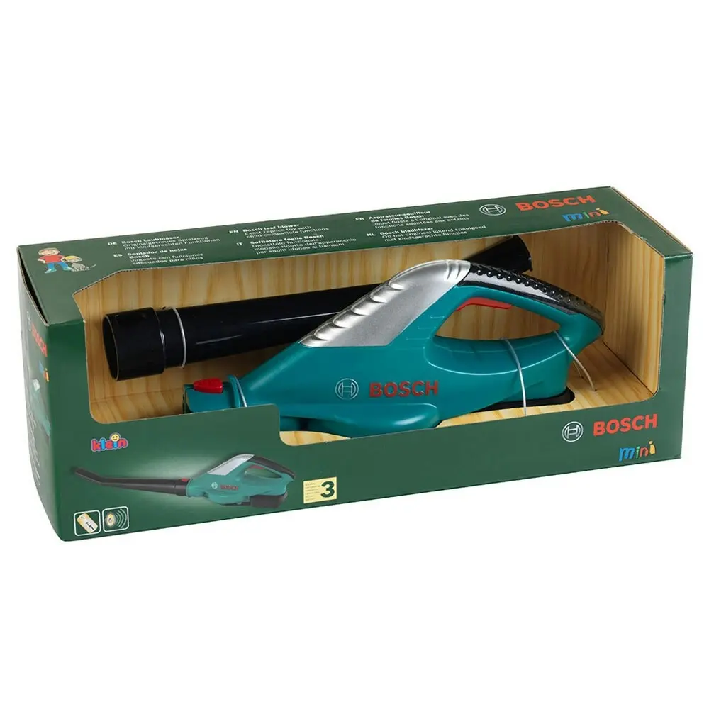 Bosch Leaf Blower Kids/Children 3y+ Gardening Pretend Fun Game Play Toy Green