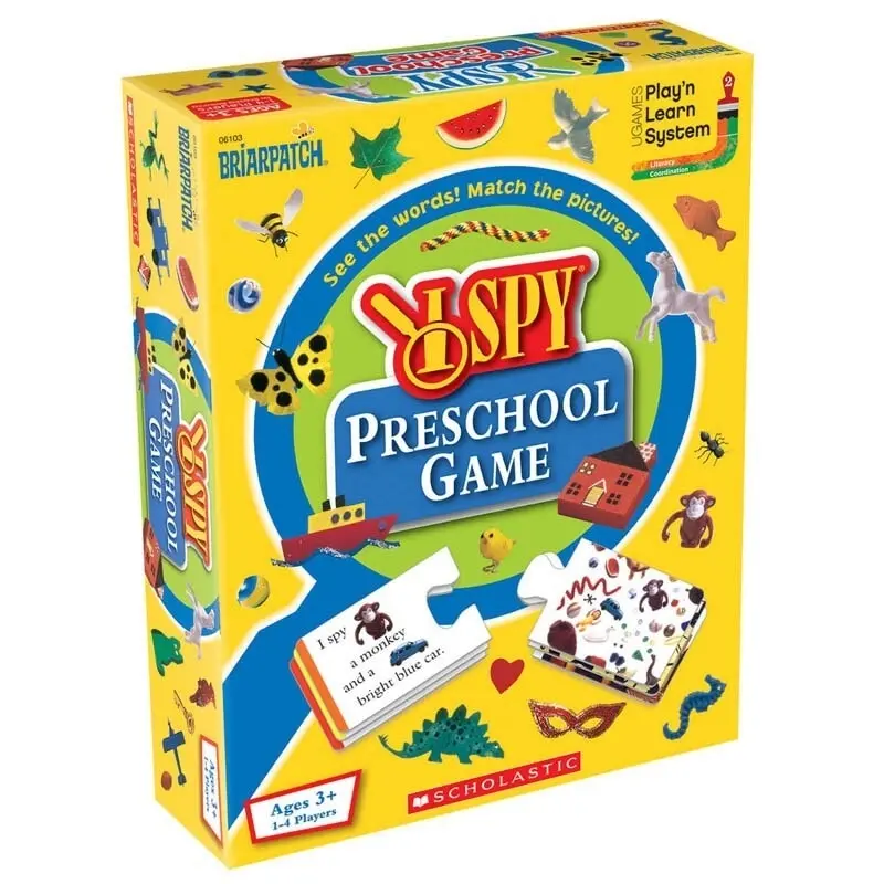 Scholastic I Spy Preschool Match Game Kids/Children Activity Educational Toy 3+