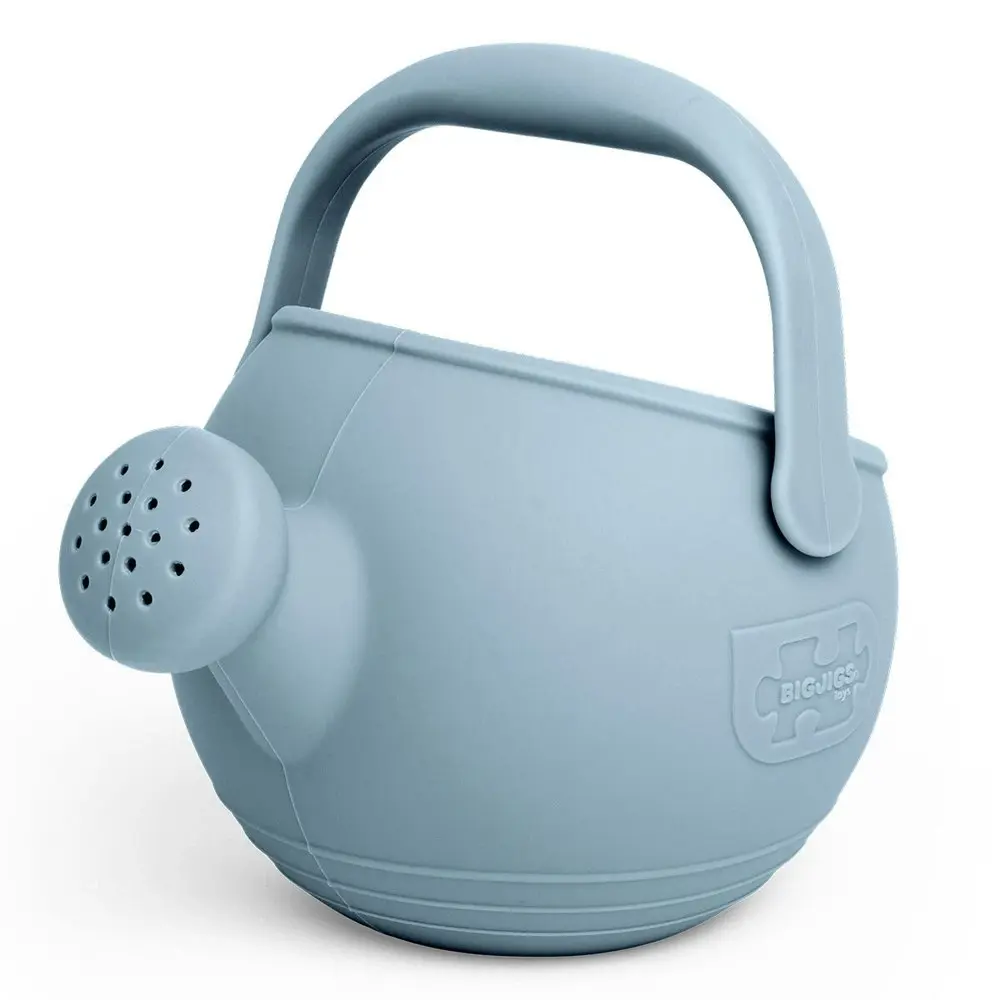 Bigjigs Toys 19cm Silicone Watering Can Kids/Children Play Toy  Dove Grey 18m+