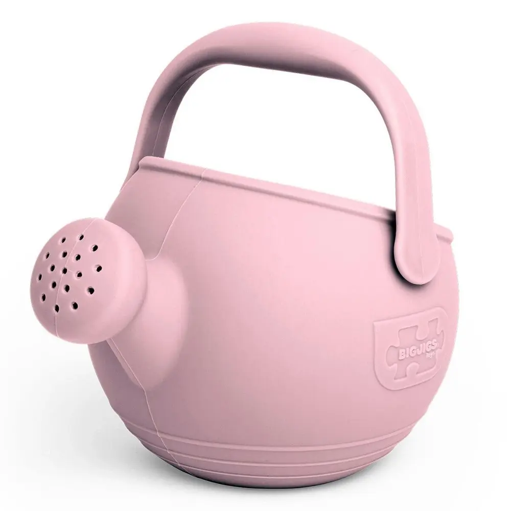 Bigjigs Toys 19cm Silicone Watering Can Kids/Children Play Toy  Blush Pink 18m+